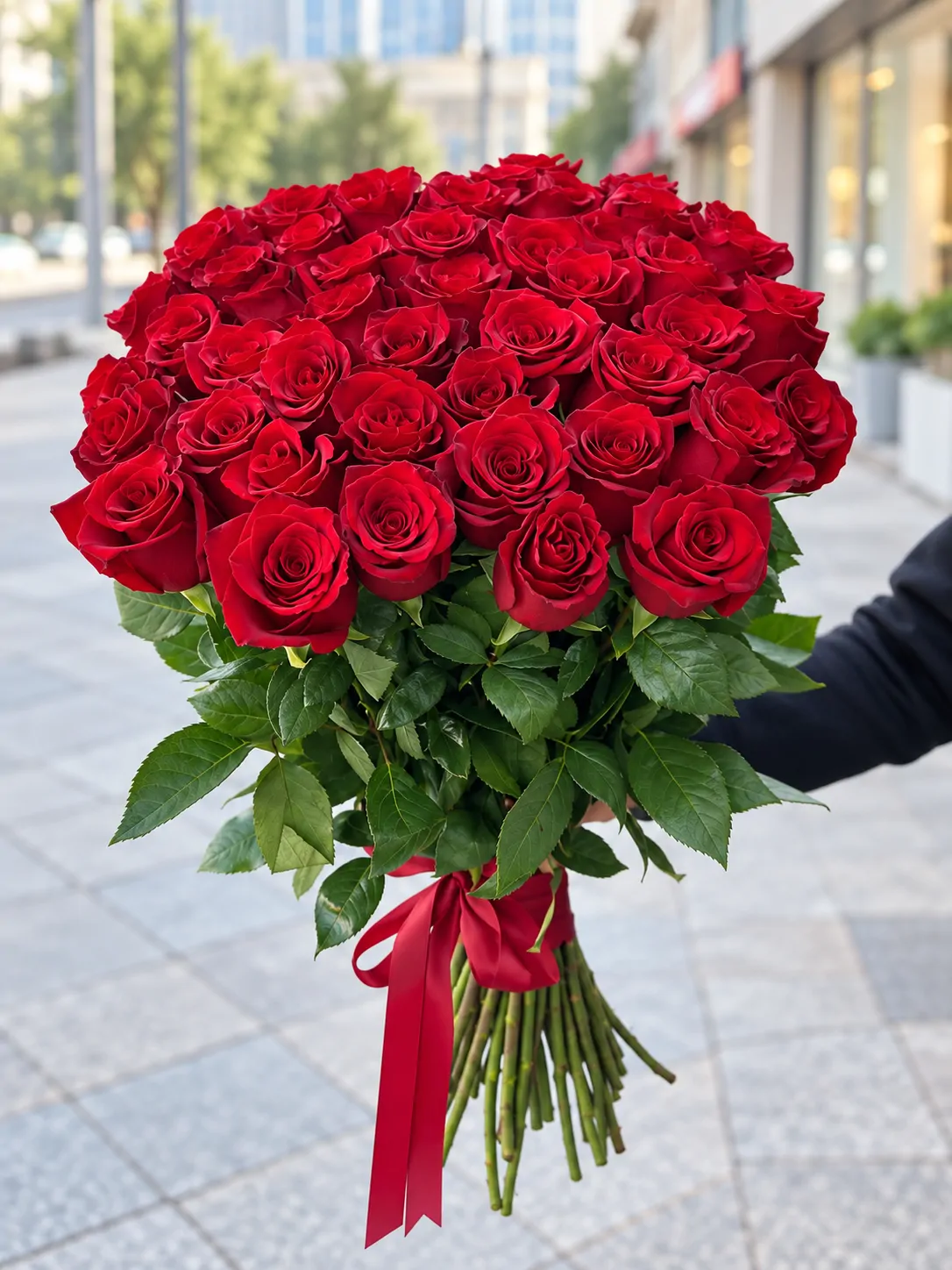 Алые розы