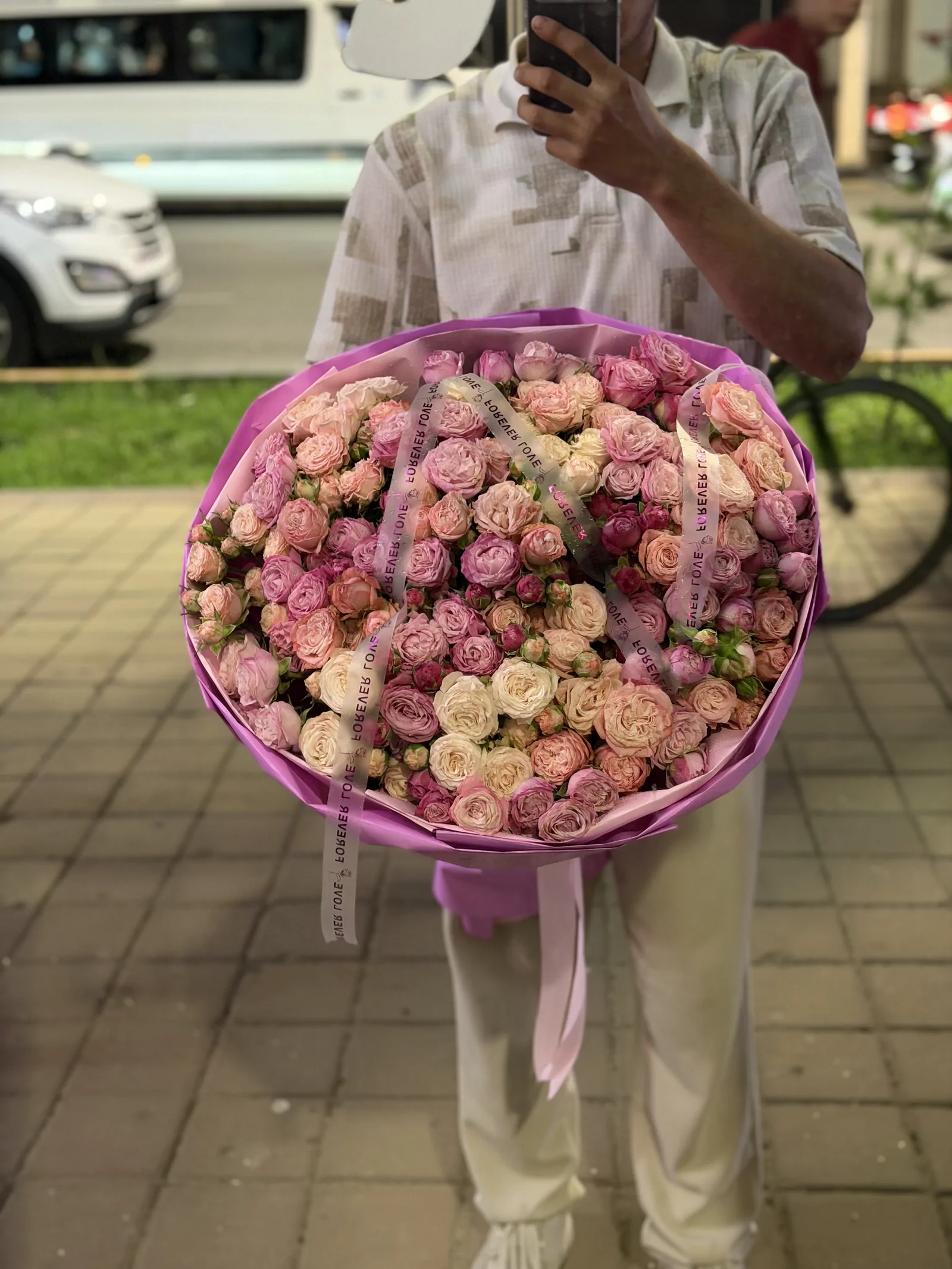Розовый микс